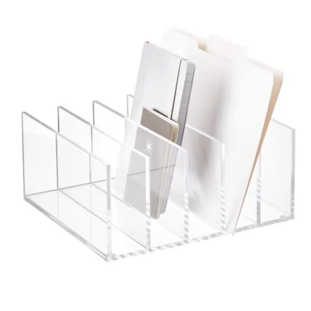 Clear Acrylic Organizer Divider Tray - 5 Slots
